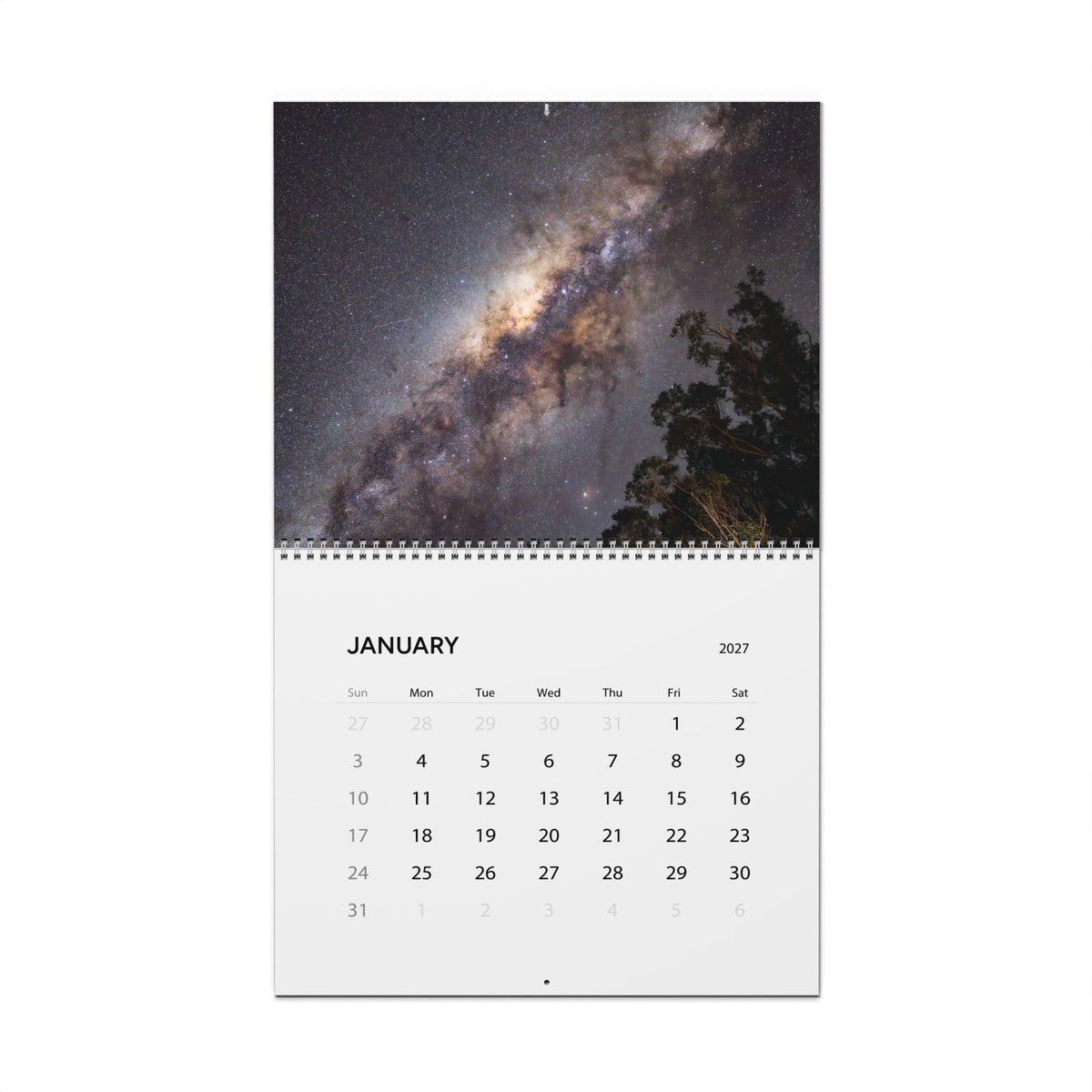 NIGHT SKY CALENDAR 2027