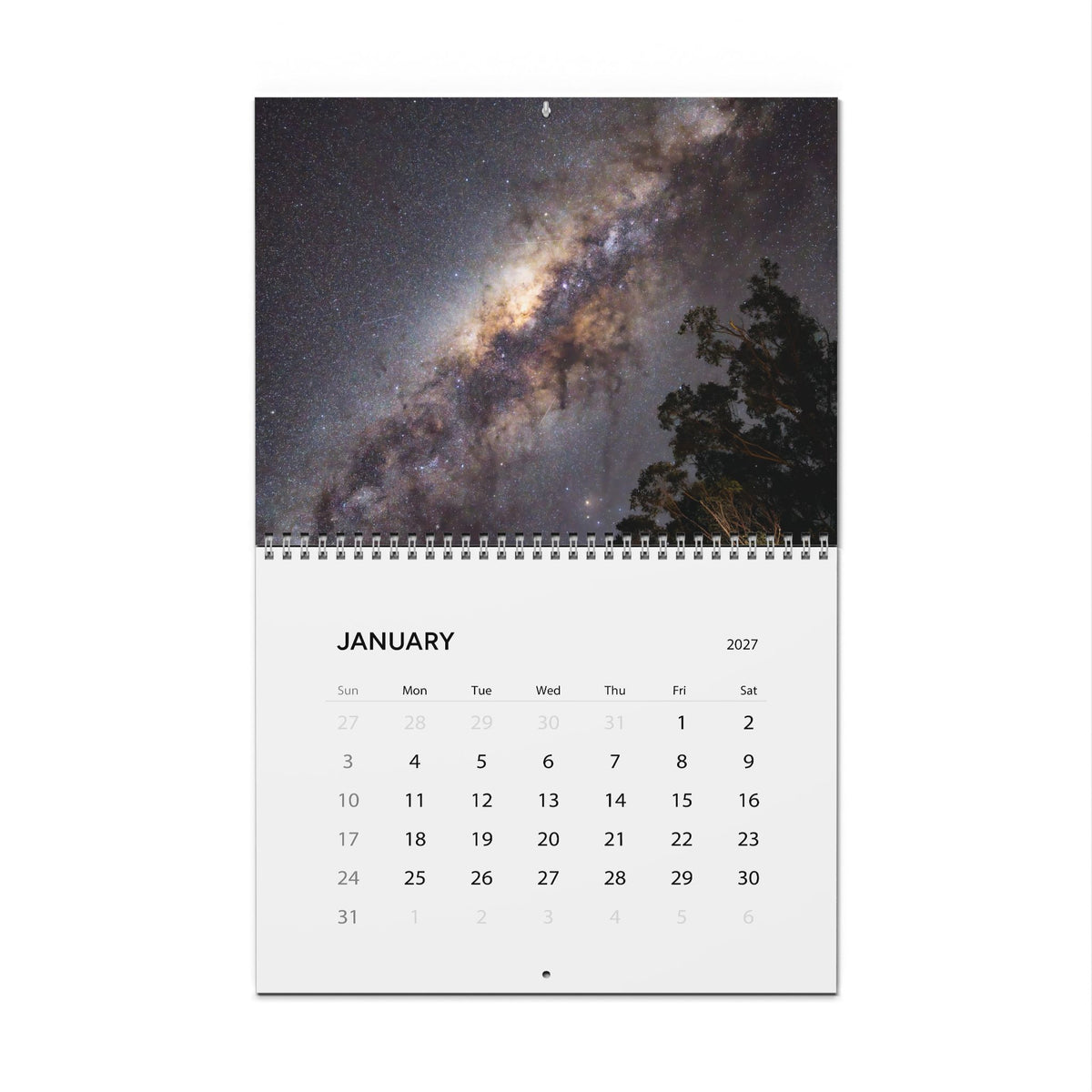 NIGHT SKY CALENDAR 2027